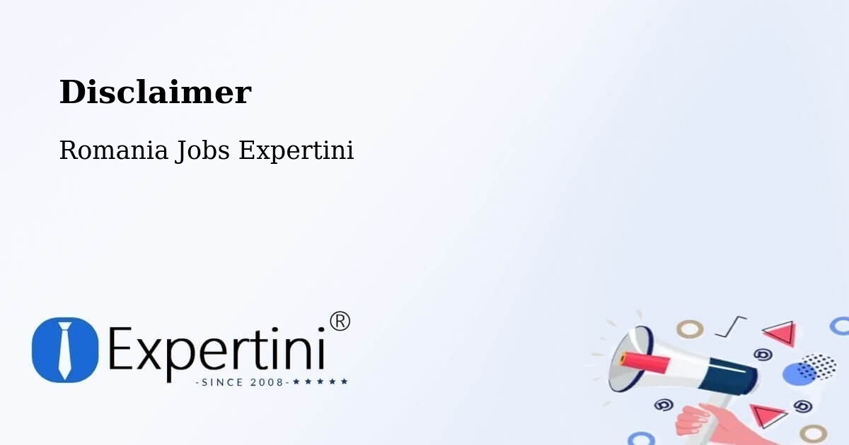 Disclaimer – Comuna Redea - Romania Jobs Expertini
