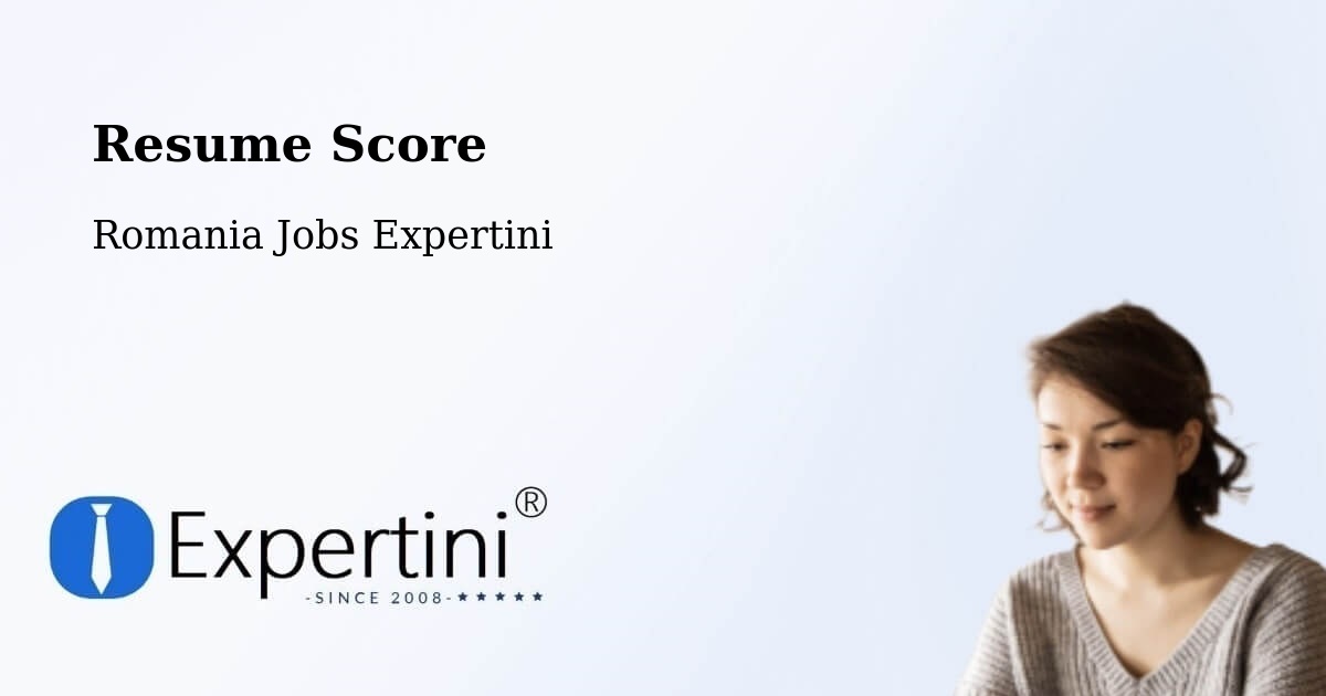 Resume Score & Job Description Match Tool – Comuna Redea - Romania Jobs Expertini